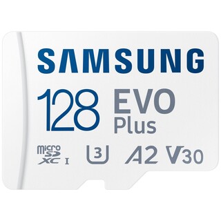 MicroSD 128GB Evo Plus UHS-I U3 V30, 130MB/s Class 10