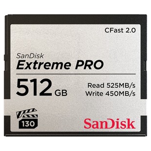 Cfast 2.0 Extreme Pro 512GB 525MB/s