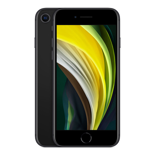 iPhone SE (2nd gen) 64GB Grade A - Svart (Refurbished)