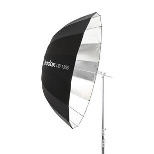 Paraboliskt paraply, silver - 130 cm