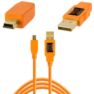 TetherPro USB 2.0 Male till Mini-B 5 pin 4.6m 