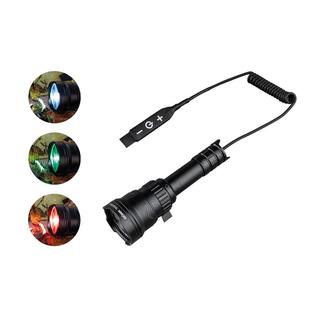 LED Hunting Zoom Torch Tricolor Kit