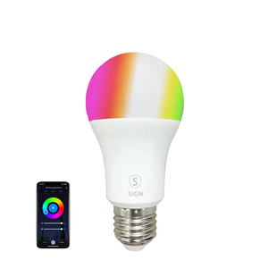 Smart Hem Dimbar RGB LED-lampa A60 9W E27