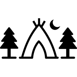 I tältet