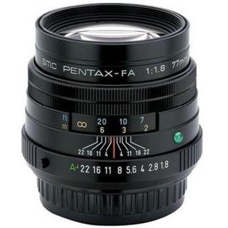 SMC-FA 77mm f/1,8 svart (fullformat)