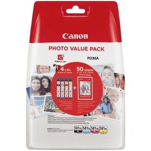 CLI-581XL Photo Value Pack C/M/Y/BK