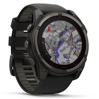 Fenix 8 - 51 mm, Solar Sapphire - Carbon Gray Ti Black