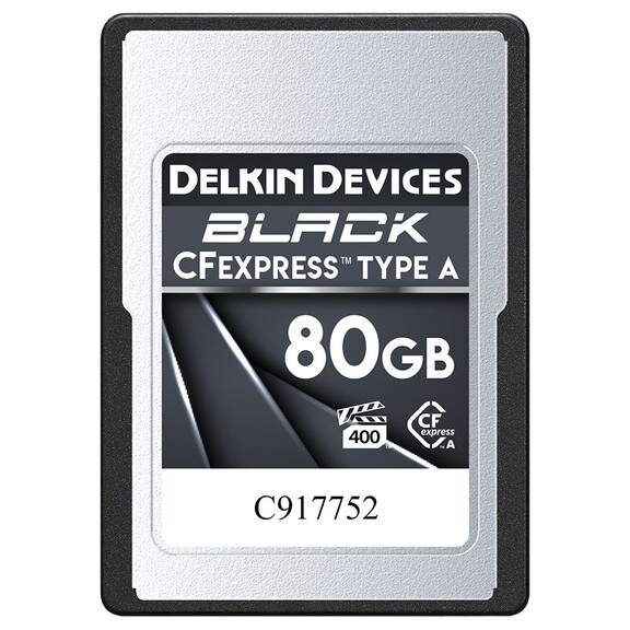 Delkin CFexpress Black 80GB (typ A) | CyberPhoto