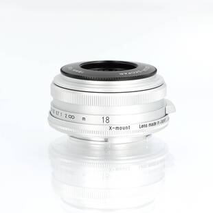 18mm f/2,8 Color Skopar Aspherical till Fujifilm X-fattning, silver (begagnad)