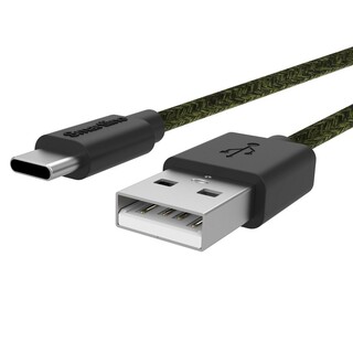Fuzzy USB-C USB 2.0 Grön - 2m