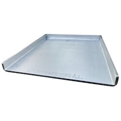 Pizzapaket - Stekbord 39x34cm med uppvikta kanter + pizzaskärare + pizzaspade