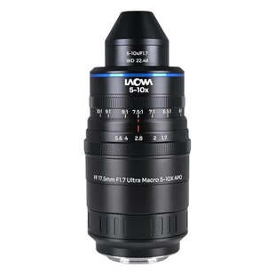 Aksen 17,5mm f/1,7 5-10x Ultra Macro APO för Fuji XF-fattning (APS-C)