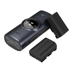 5695 Portable Charger Case kit, dubbel laddningsfodral med 2x LP-E6P batterier