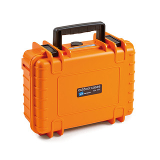 Outdoor Case typ 1000 orange med skuminteriör 