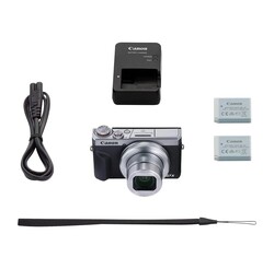 PowerShot G7 X Mark III, batteri kit - Silver