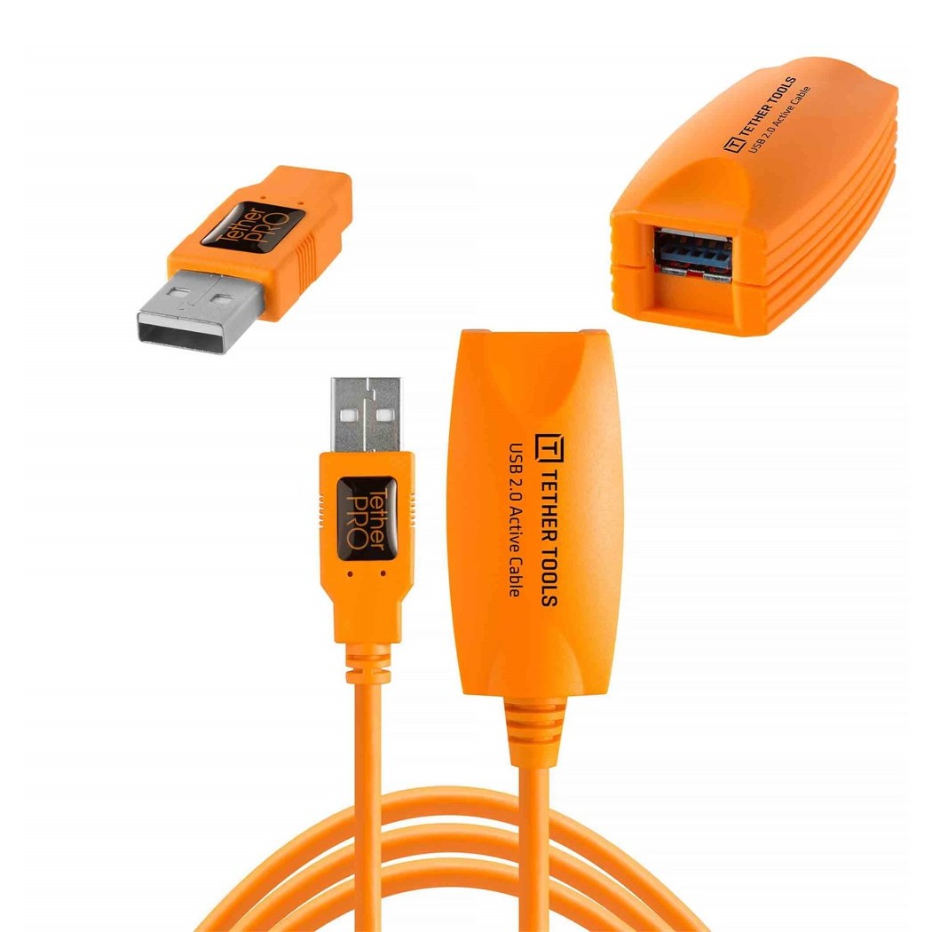 TetherPro USB 2.0 Active Extension förlängningskabel 5 meter