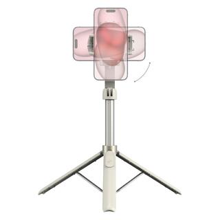 4730 ST-25, selfiestick med tripod - Vit
