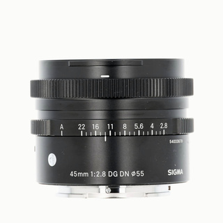 45mm f/2,8 DG DN Contemporary för Sony (fullformat) - Svart (begagnad)