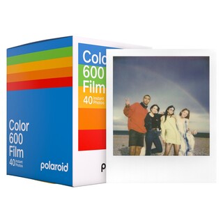 600, färgfilm med vita ramar, 5st 8-pack (40st)