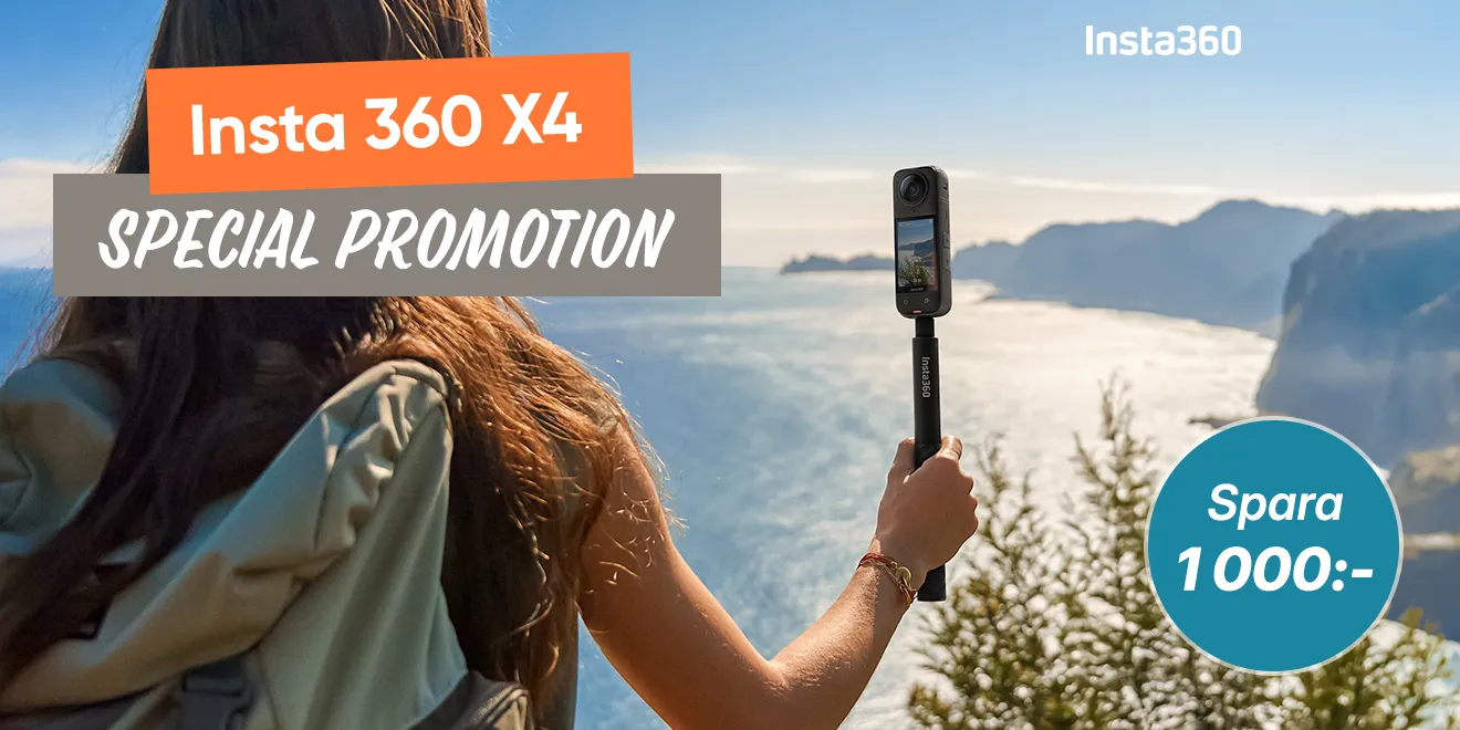 Spara 1000:- på Insta360 X4