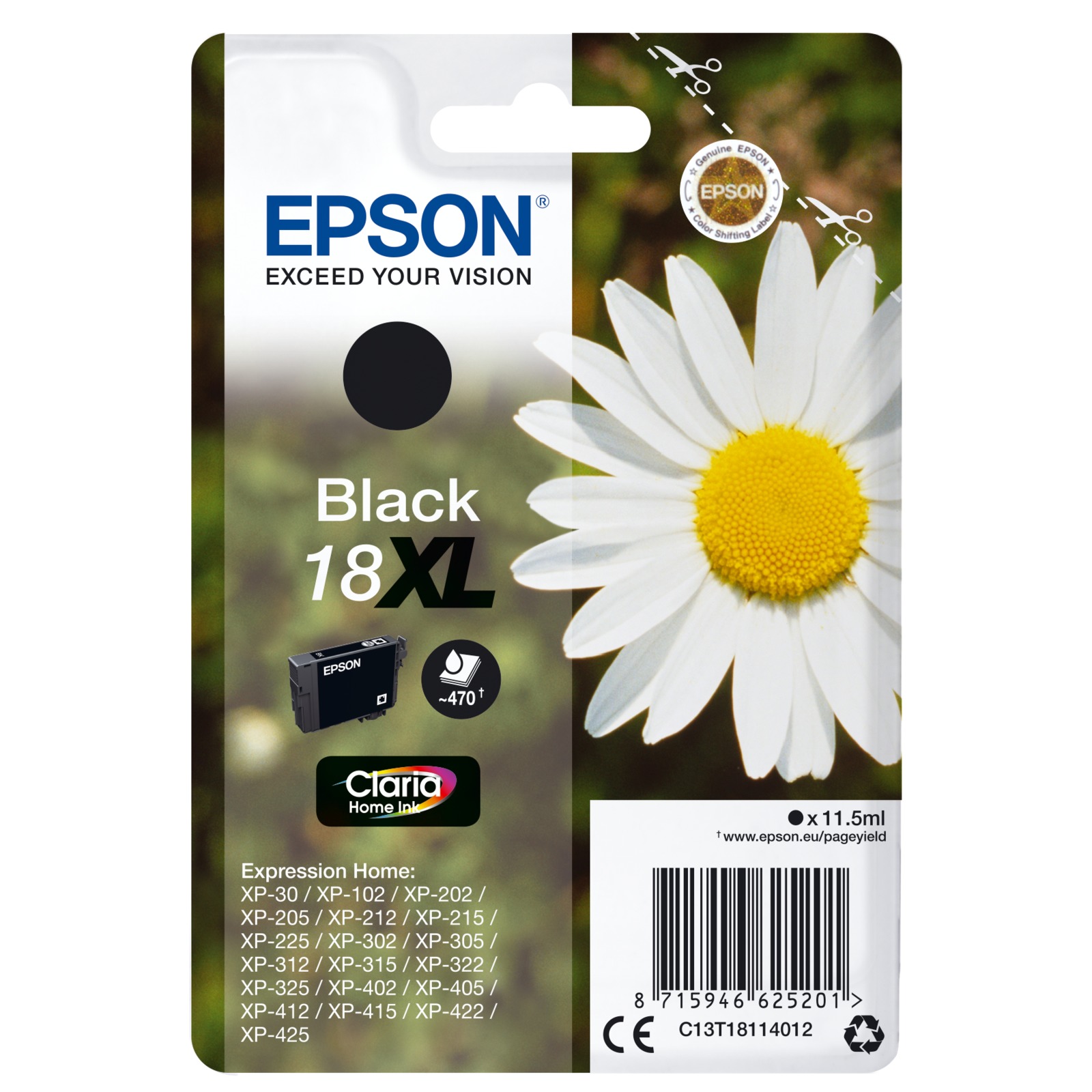 Epson XL black Claria Home T181 T1811