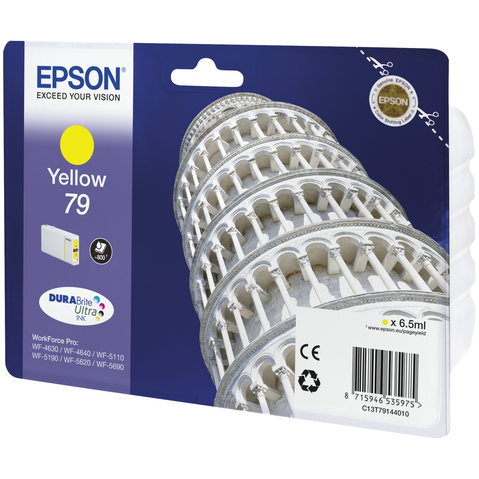 Epson DURABrite Ultra Ink 79 ink cartridge yellow T7914