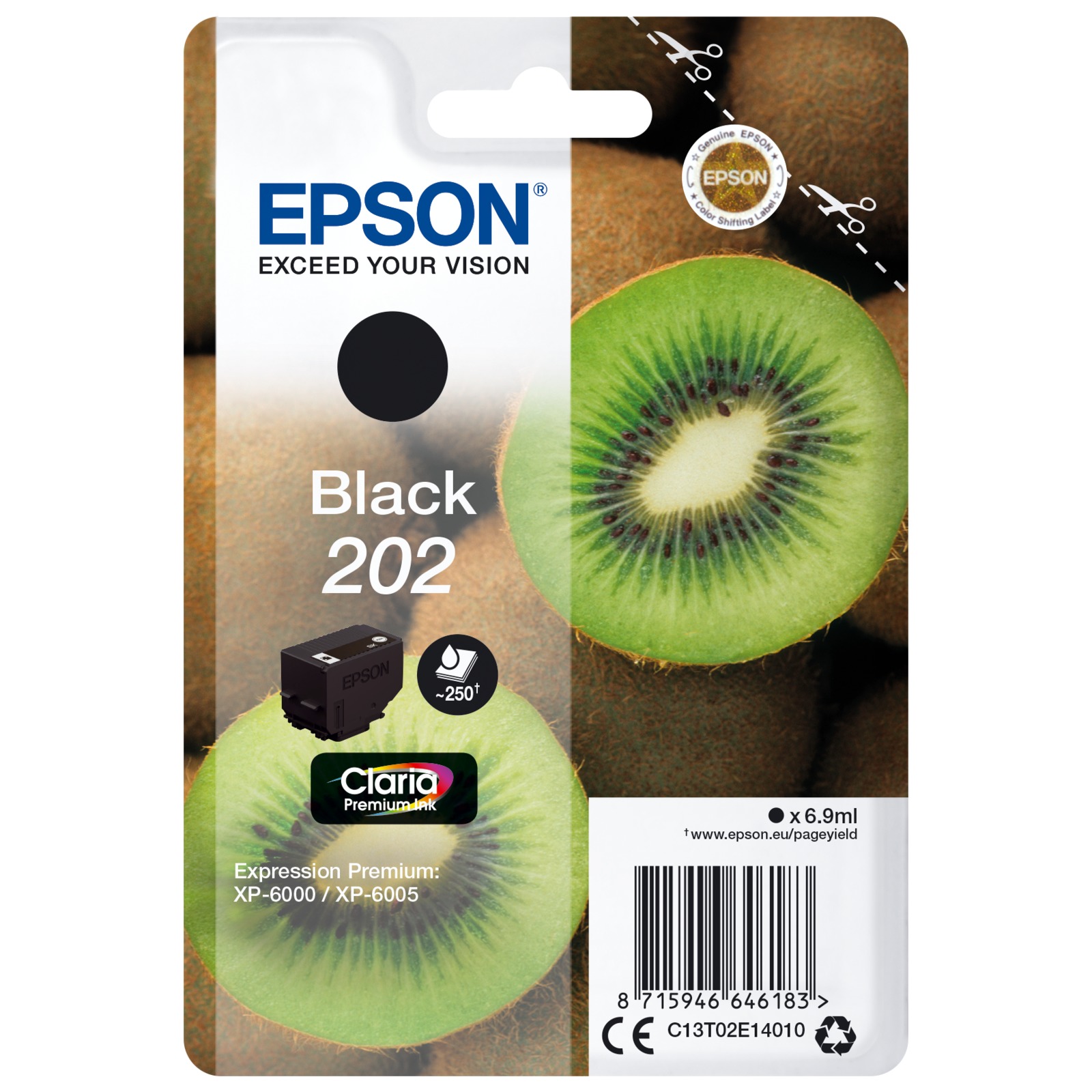 Epson Black Claria Premium 202 T02E1