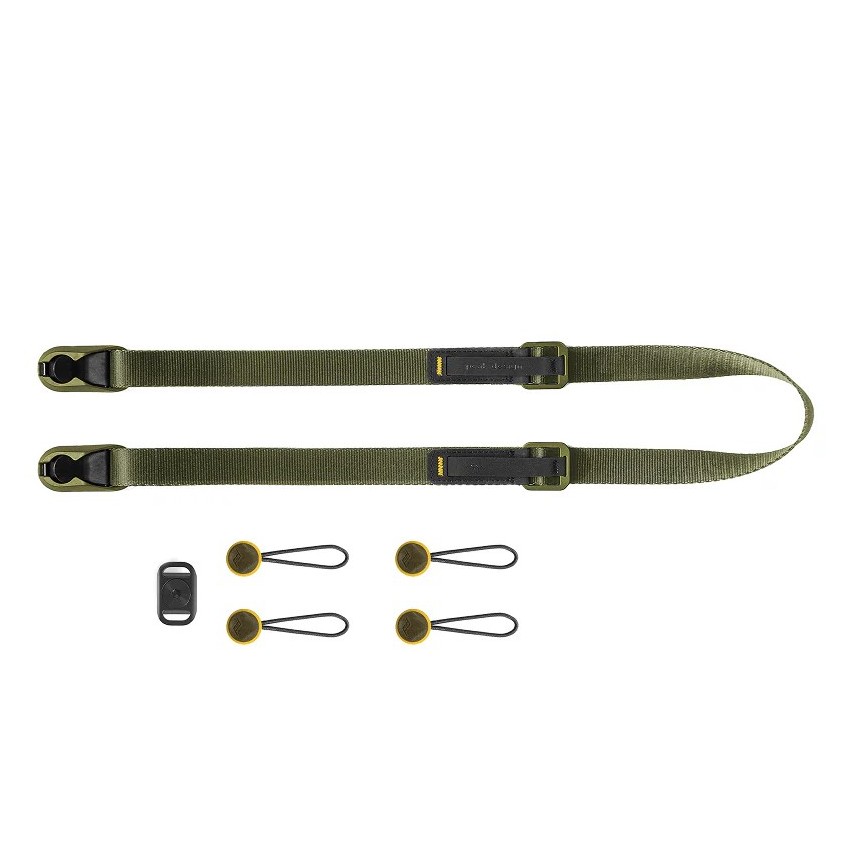 Leash kamerarem, grön (4 st fästankare ingår)