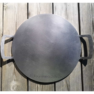 Stekbord 33cm, rund med handtag