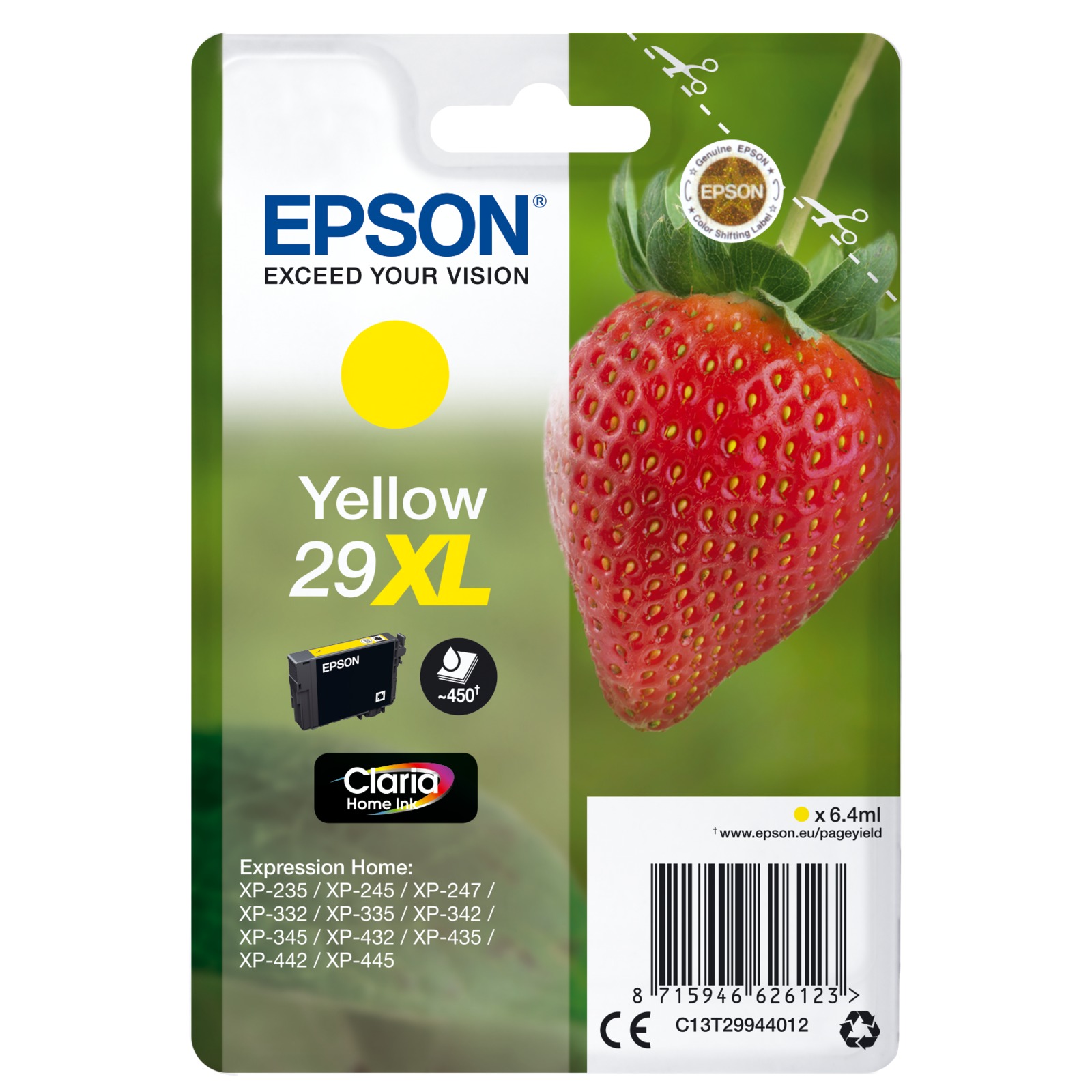 Epson XL yellow Claria Home 29 T2994