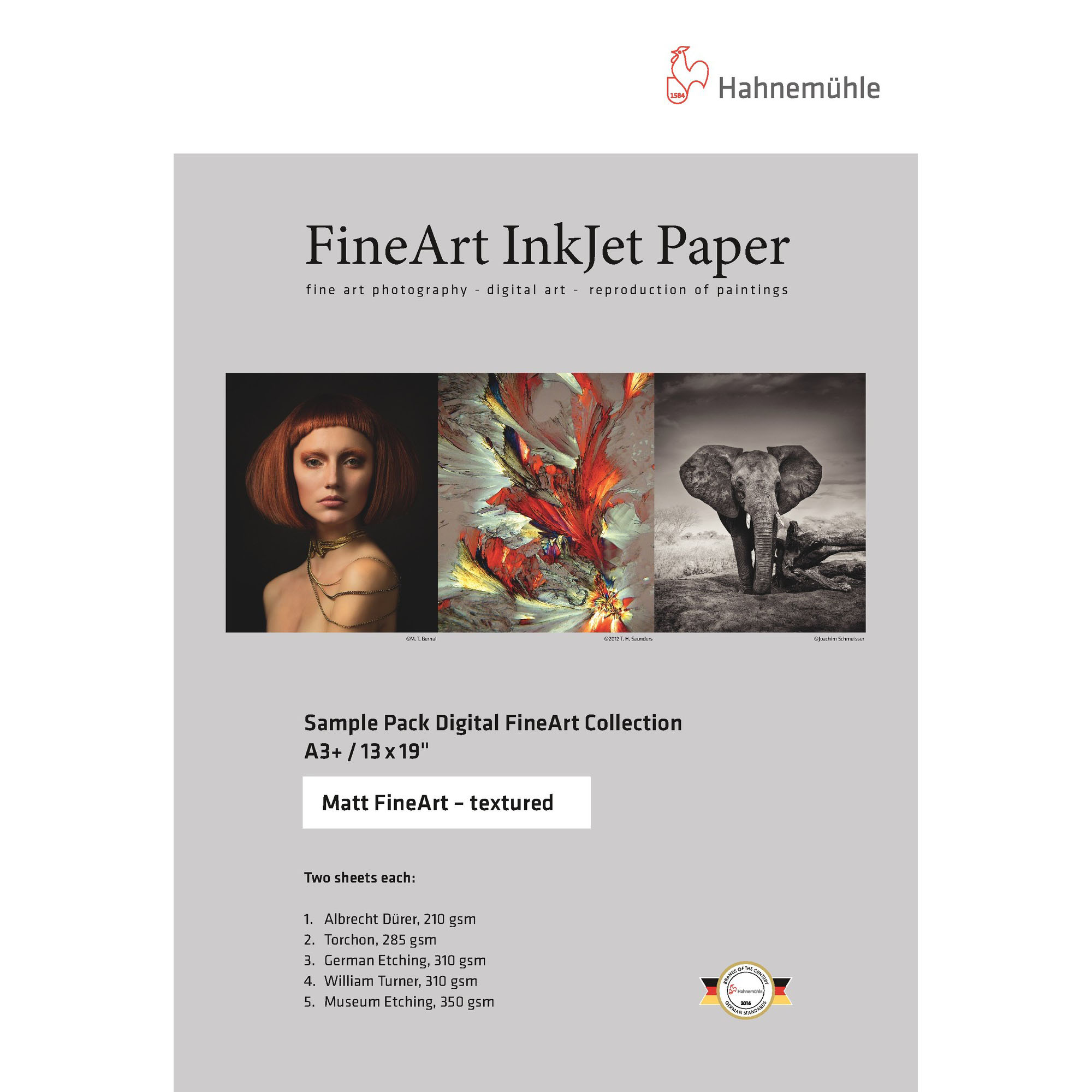 Testpaket Matte FineArt textured, A3+