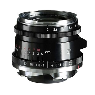 Ultron 28mm f/2,0 II, svart, för Leica M-fattning