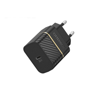 Väggladdare 20W - USB-C, 1x laddare, Svart