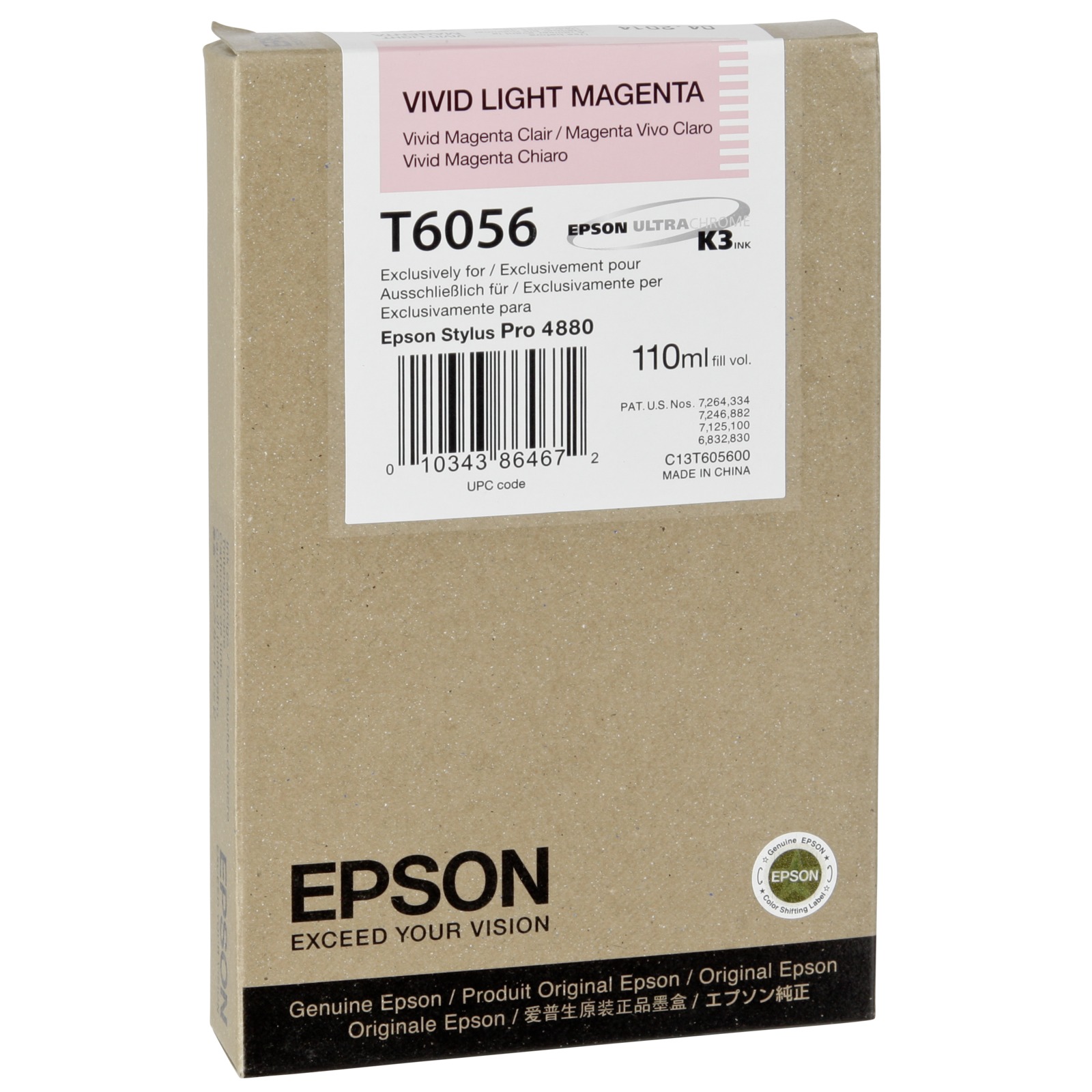 Epson Vivid light magenta T605 110 ml T6056