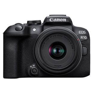 EOS R10 kamerahus + RF-S 18-45mm f/4,5-6,3 IS STM (fyndvara)