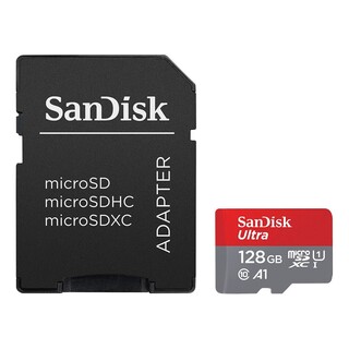Ultra microSDXC 128GB 140MB/s, Class 10, U1 + SD-adapter (fyndvara)