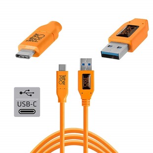 TetherPro USB-C till USB-A-kabel, 4,6 meter (USB 3.0-kompatibel)