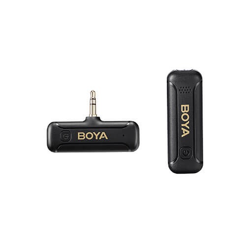 BY-WM3T2 , trådlöst myggmikrofonsystem - 3,5mm TRS