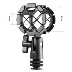 1859 microphone shock mount med cold shoe mount