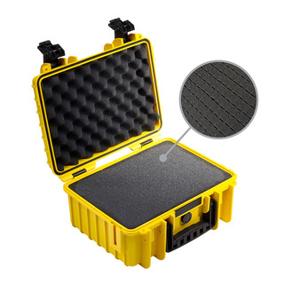 Outdoor Case typ 3000 gul med skuminteriör