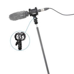 1859 microphone shock mount med cold shoe mount