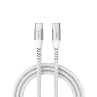 USB-C till USB-C Kabel 100W vit - 2m