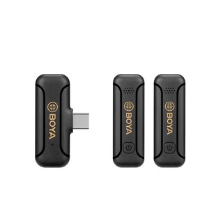 BY-WM3 x2, trådlöst myggmikrofonsystem - USB-C