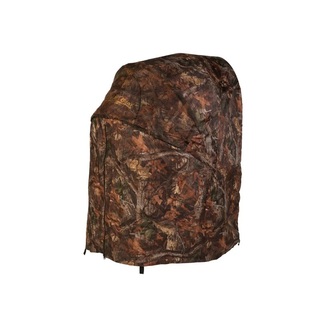 Camouflage-tält / gömsle 1-man inkl stol Brun/Grön-Camo