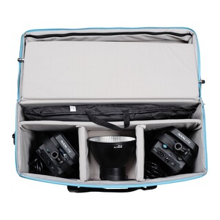 FS-300B Bi-color 2-pack, videobelysning + belysningsstativ LS-1 + väska