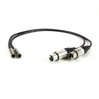 Adapterkabel mini-XLR till XLR, 2-pack