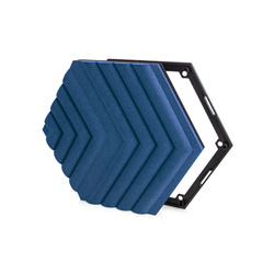 Wavepanels akustikplattor för kontor/studio, startkit blå