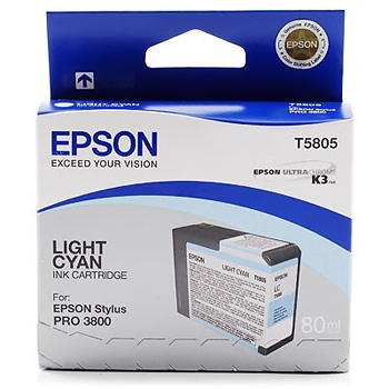 Epson T5805 Light Cyan 80ml till Pro 3800, Pro 3880