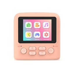 Pixiprint, direktbildskamera med inbyggda tv-spel - Rosa 