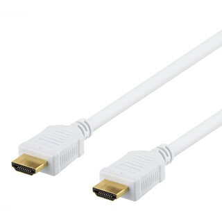 HDMI-kabel, 4K UHD A-A-kontakt, 2 m, vit 